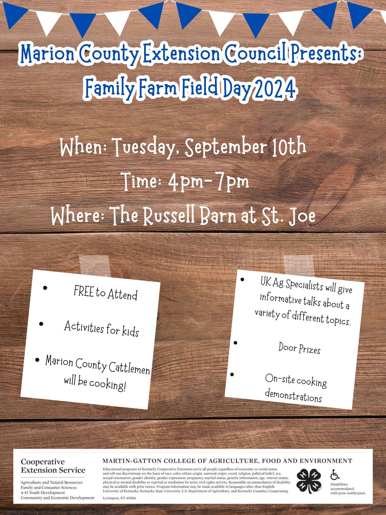 Family Farm Field Day