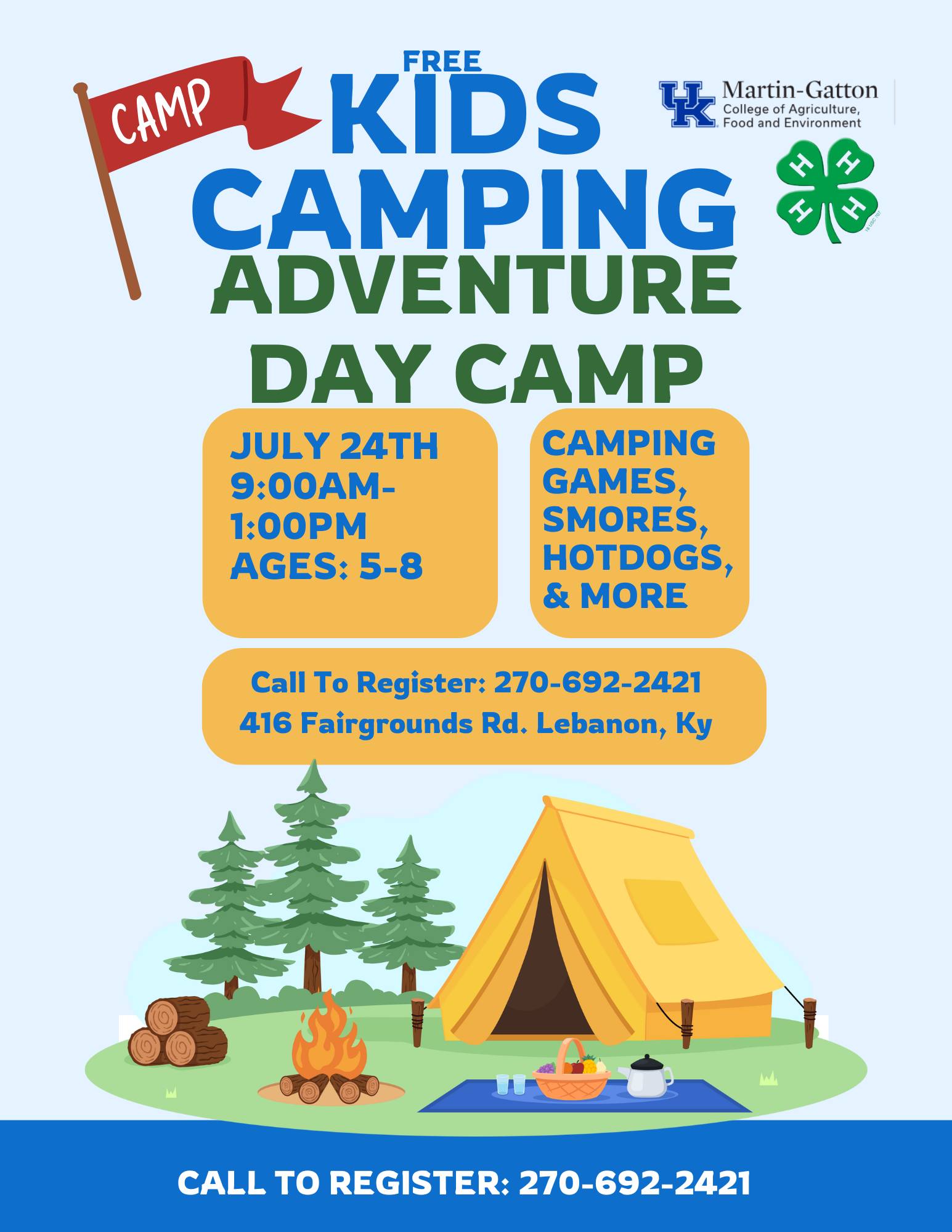 Camping Adventure Day Camp