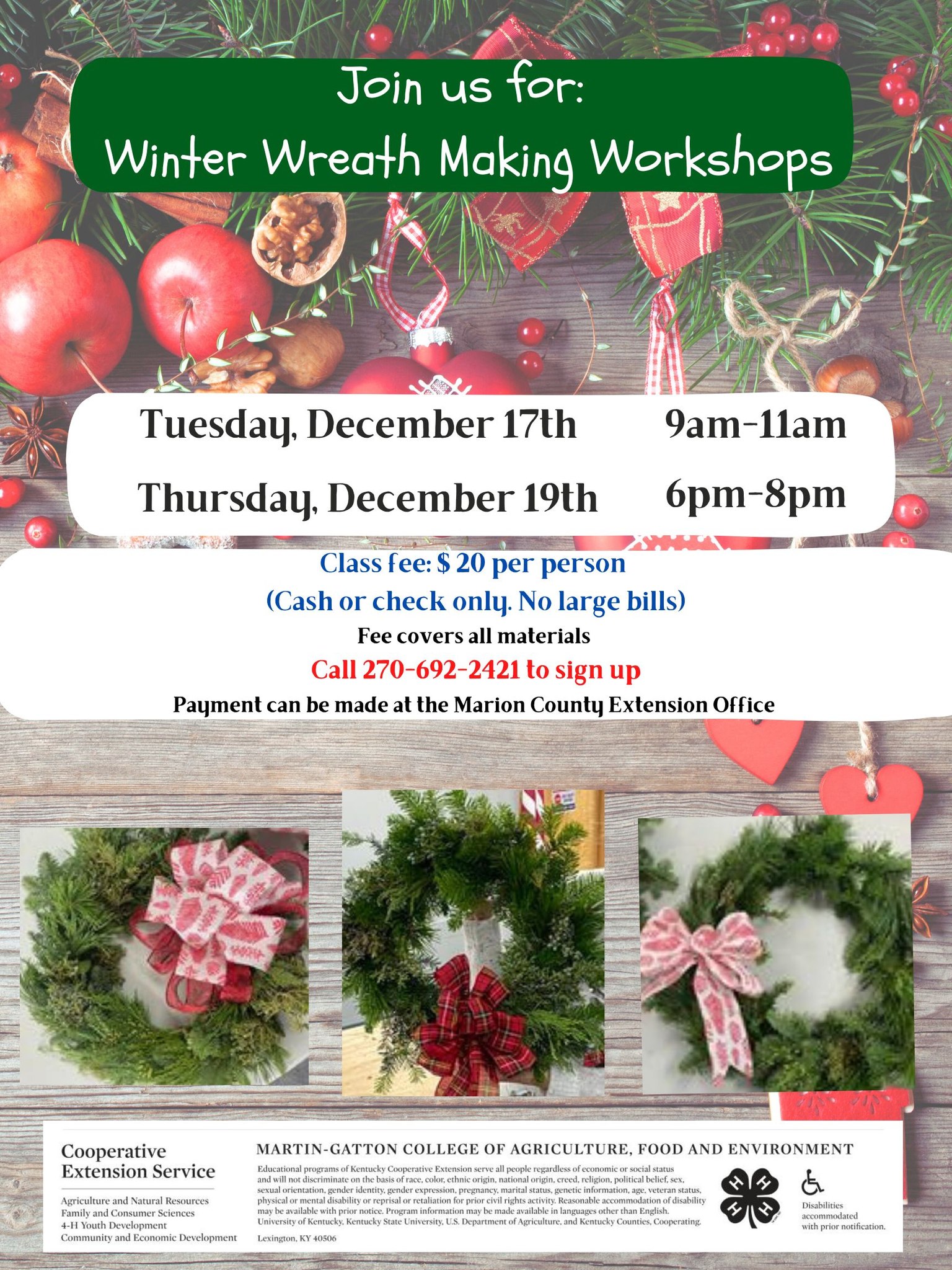 Wreath Workshop