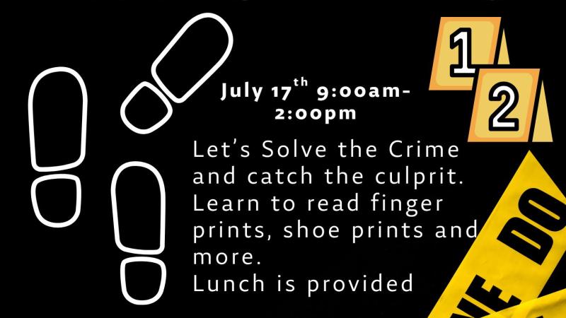 CSI: Who Did It Day Camp